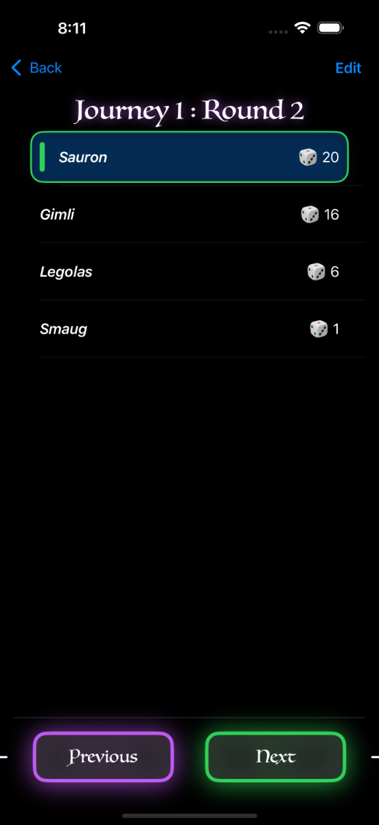 Prepare For Battle round tracker